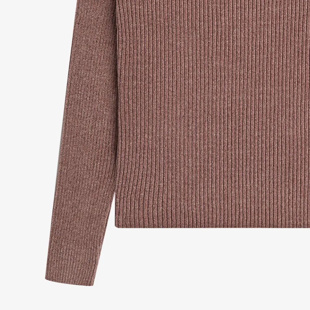 Crew Neck Casual Style Wool Street Style Sweater - FRED PERRY