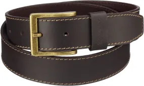 Wrangler Brown Stitched Leather Belt