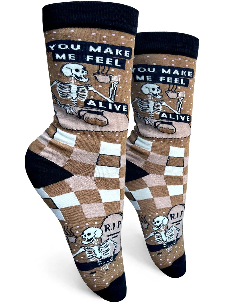 Women's Crew Socks for Feeling Alive